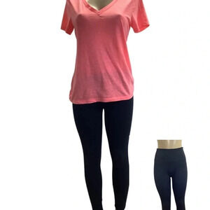 ChancesR Black leggings, Old Navy T-Shirt & Xhilaration Black leggings Preloved